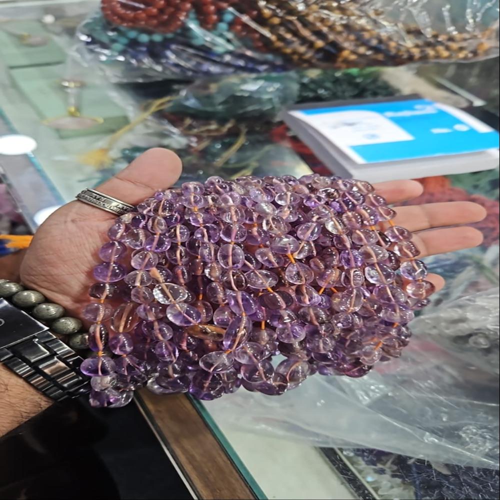 Ametrine Natural Crystal Beads