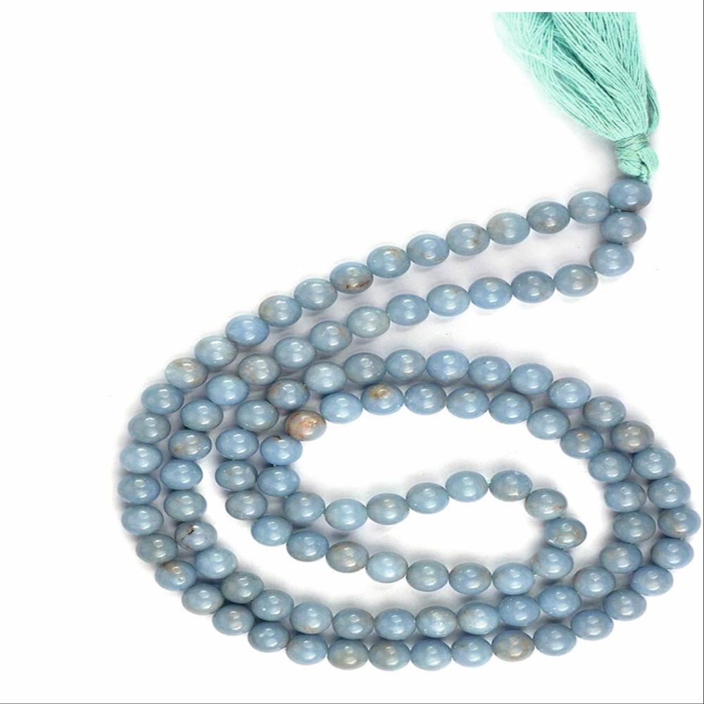 Angelite Natural Crystal Beads