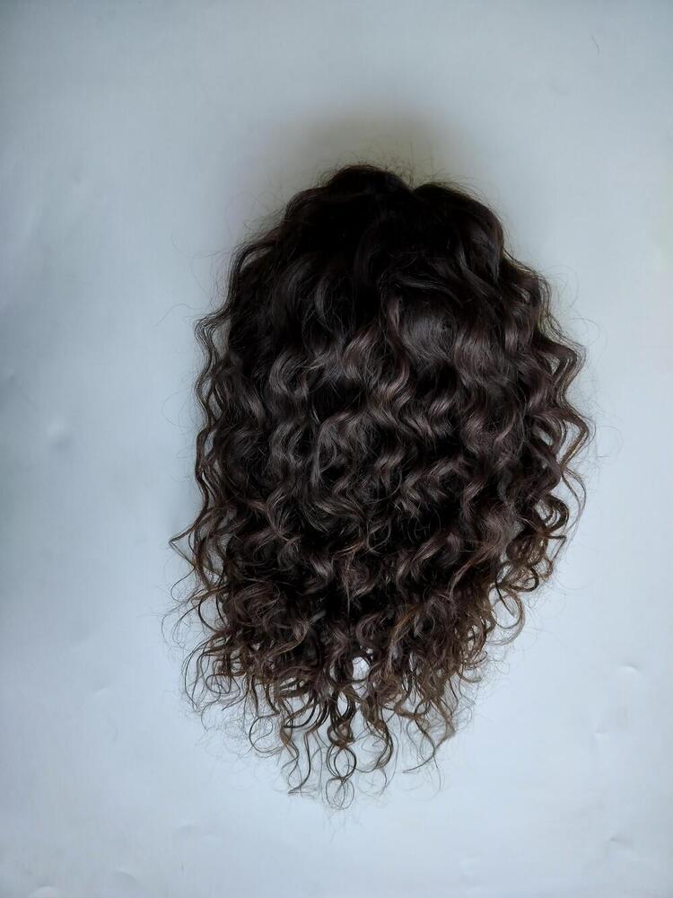 100% Orignal Natural Currly Front Lace Human Hair Wig