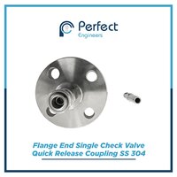 Brass Single Check Valve Quick Release Coupling