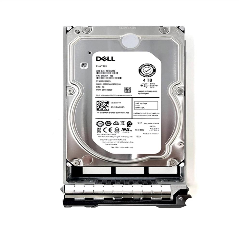 Dell Sas Hard Drive - Cache Capacity: 4 Terabyte (Tb)