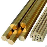 Brass Hex Bar - 12 Meters, Polished Finish, Golden Color | High-standard Brass Material For Industrial Applications