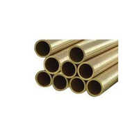 4 Inch Brass Pipe - Color: Golden