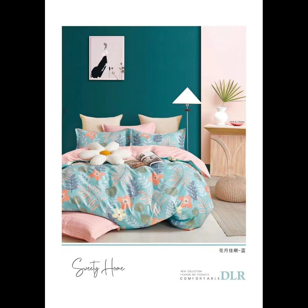 Cotton Marvel Printed Double Bedsheet - Design Type: Modern