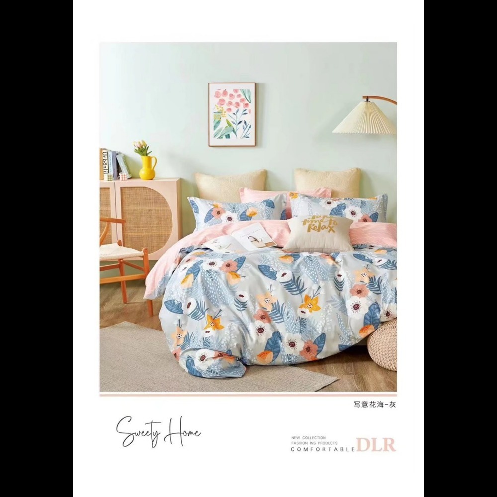 Cotton Marvel Printed Double Bedsheet - Design Type: Modern