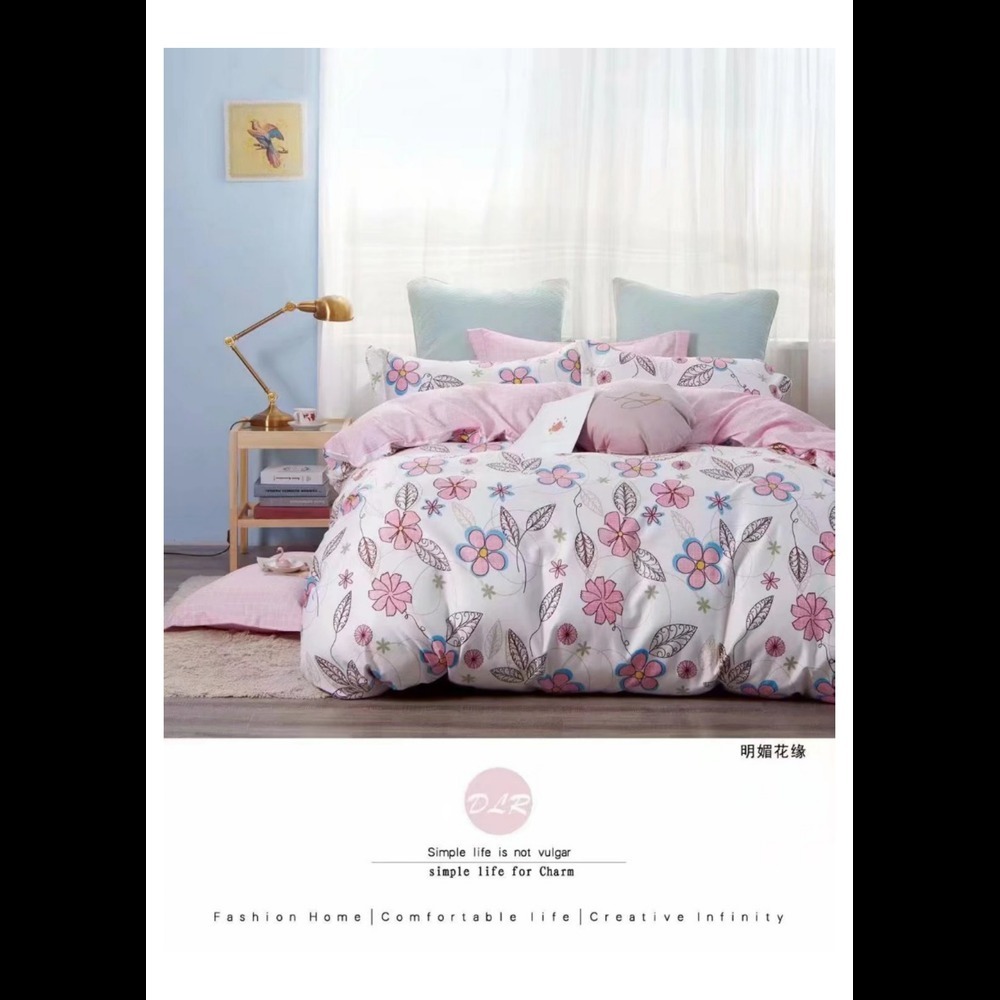 Cotton Marvel Printed Double Bedsheet - Design Type: Modern