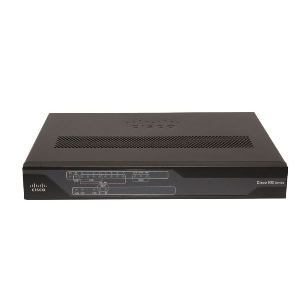 Cisco C891f-k9 Router - Frequency: 50 Hertz (Hz)
