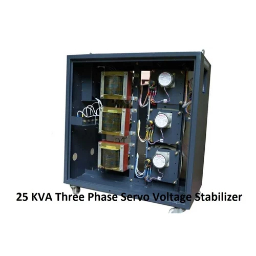 25 Kva Three Phase Servo Voltage Stabilizer - Design: Compact