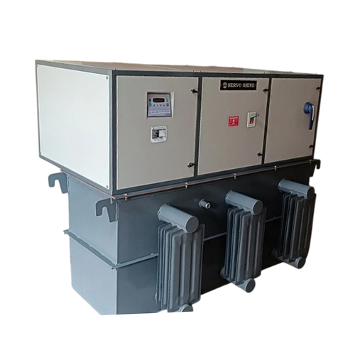 Three Phase Oil Cooled Servo Voltage Stabilizer - Design: Compact