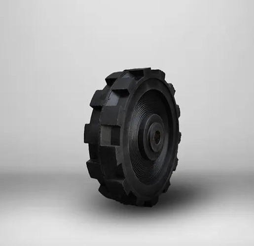 Rubber Solid Wheel - Diameter: 198 Millimeter (Mm)