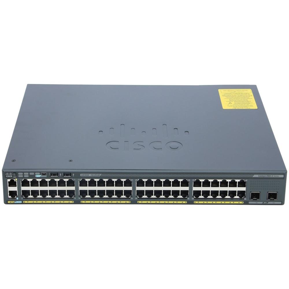 Cisco Catalyst 2960x-48td-l Switch - Frequency: 50 Hertz (Hz)