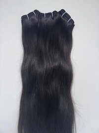 Indian Virgin human hair bundles Natural Color straight Temple Remy Weft Hair Bundles