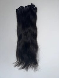 Indian Virgin human hair bundles Natural Color straight Temple Remy Weft Hair Bundles