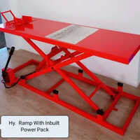 Hydraulic Ramp With Manual Power Pack