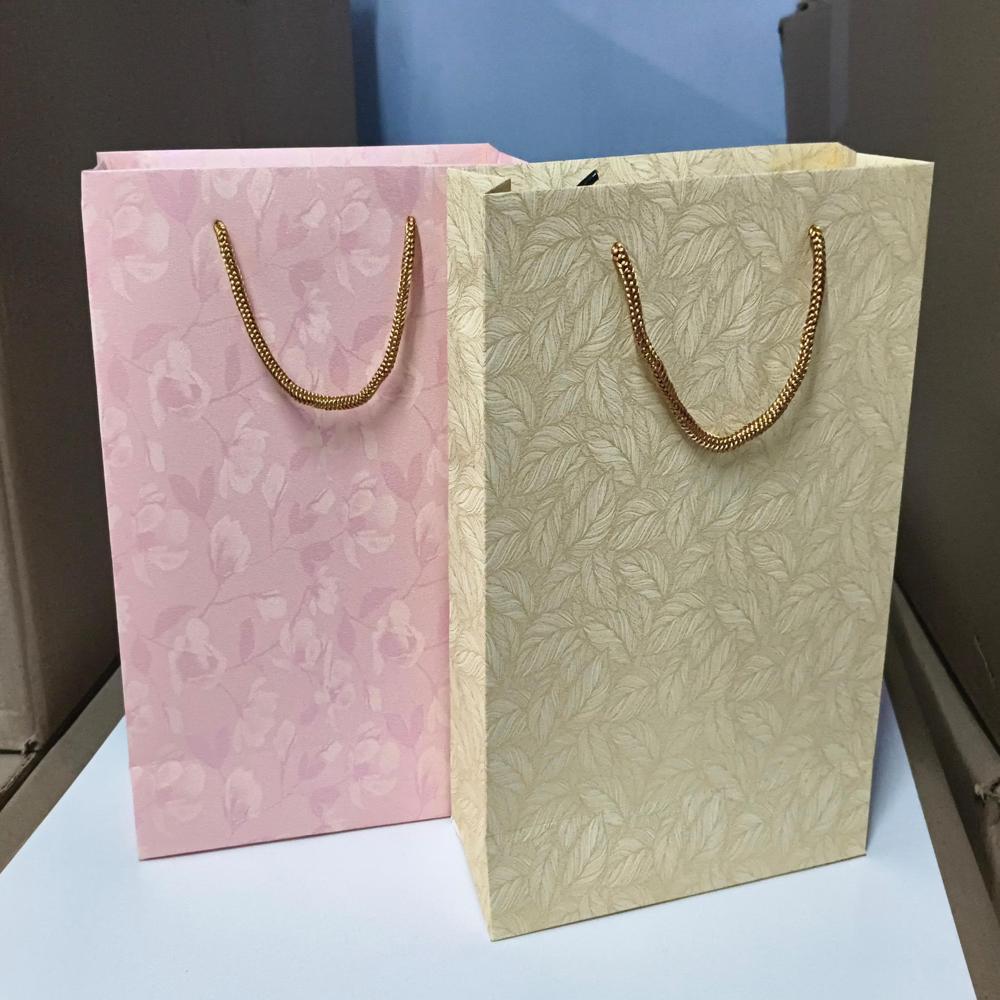 Return Gift Paper Bags - Paperboard 5x7x3 Inches, Customized Color And Logo, Rope Handles, Washable For Eco-friendly Shopping