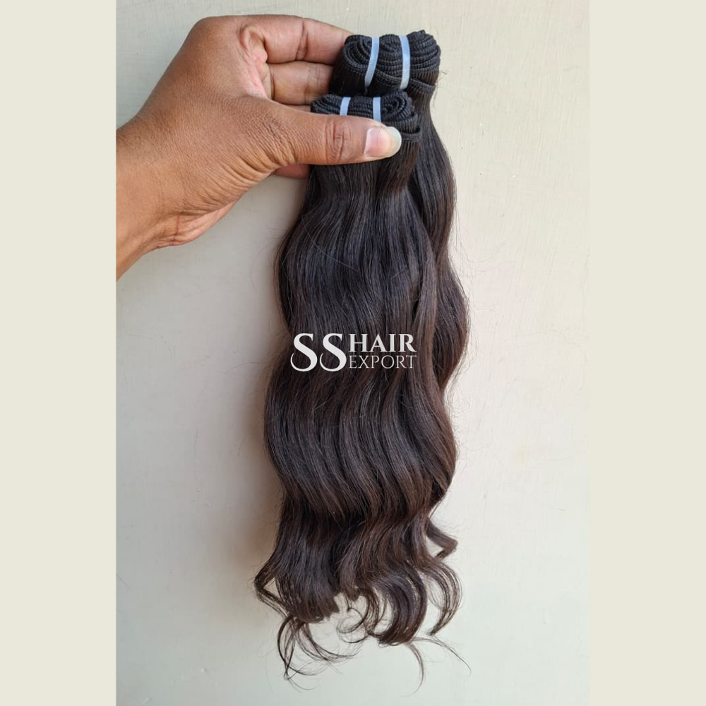 Unprocessed Indian Human Hair Extensions Remy Weft hair Bundles Single donor