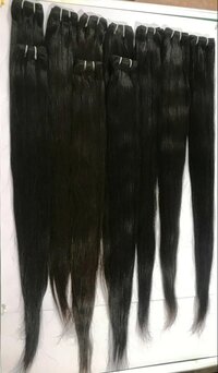 Indian Unprocessed Natural Straight Human Hair Extensions Remy Weft hair Bundles