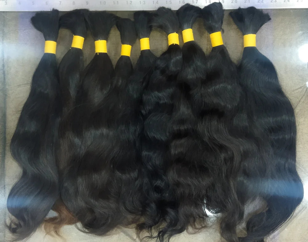 100% Natural Remy Bulk Human Hair Extension (10-30 Inch)