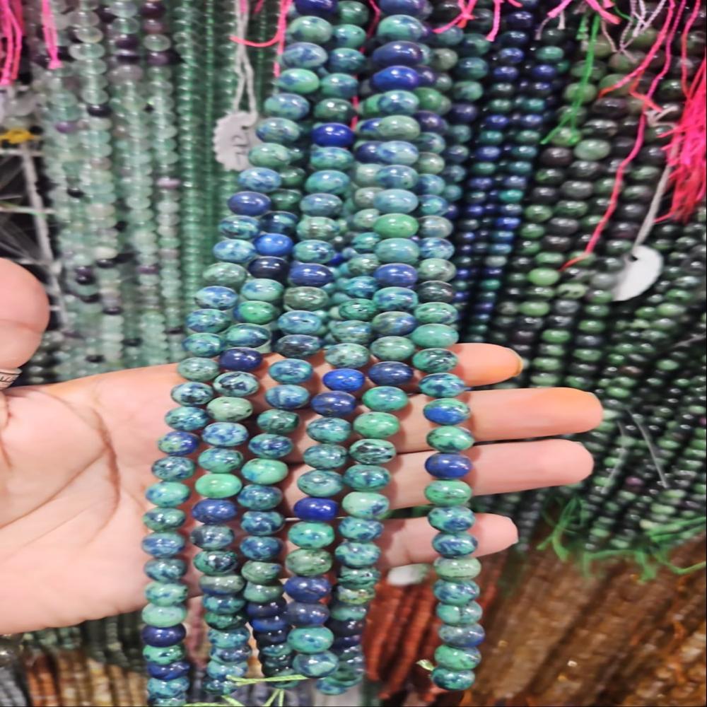 Azurite Crystal Beads
