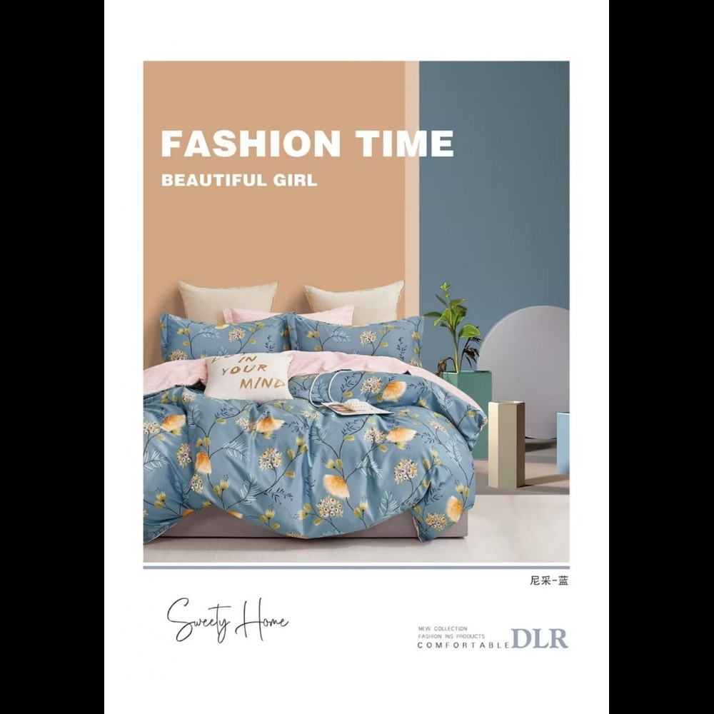 Celeste King Size Printed Bedsheet - Design Type: Minimalist