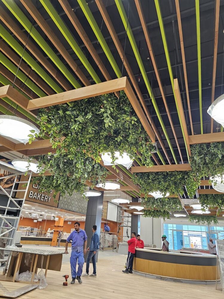 metal baffle ceiling