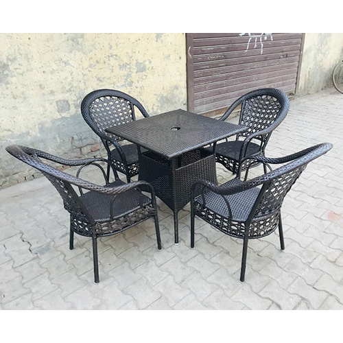 Wicker Outdoor Furniture Set Weatherproof 4-Seater Sofa for Balcony & Garden