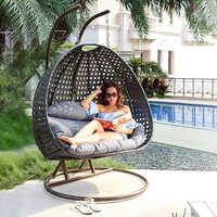Wicker Swing Double Seater