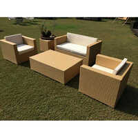 Wicker Sofa Set - Color: Beige