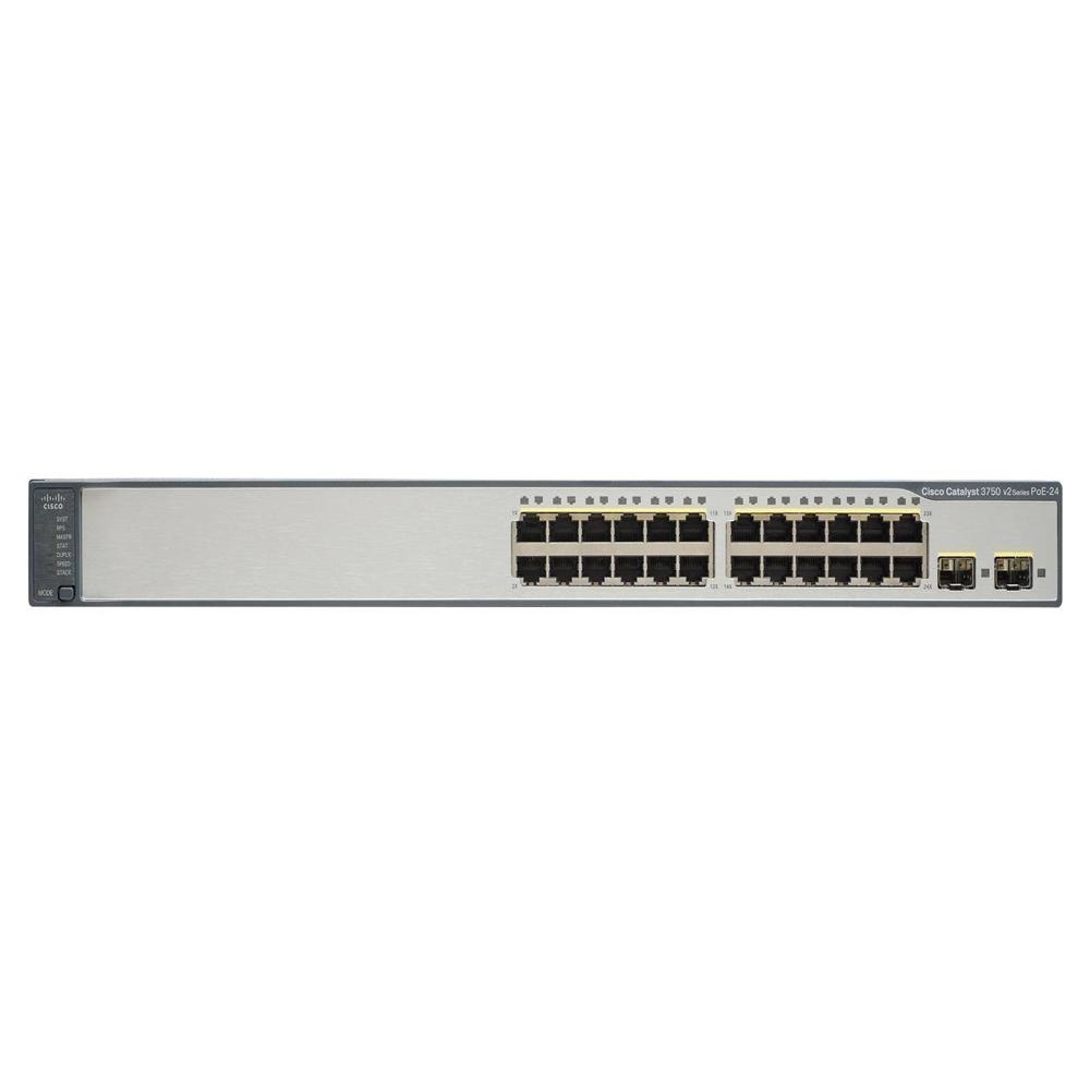 Cisco Ws-c3750v2-24ps-e Switch - Dimension (L*w*h): 44.3 X 29.5 X 4.4 Centimeter (Cm)