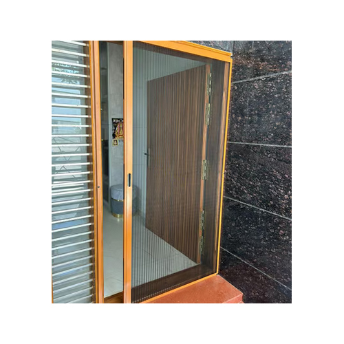 Pleated Mesh Door