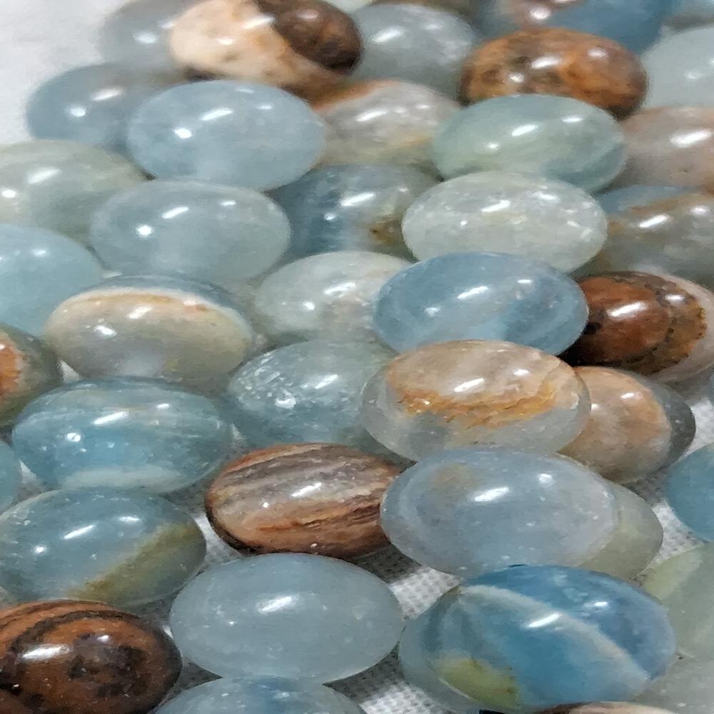 Calcite Blue Crystal Beads