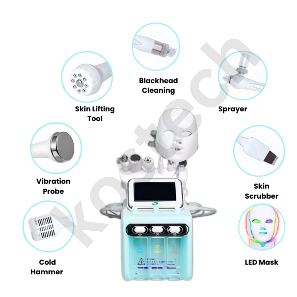 H2o2 Hydra Facial 7 In1 Machine - Color: White