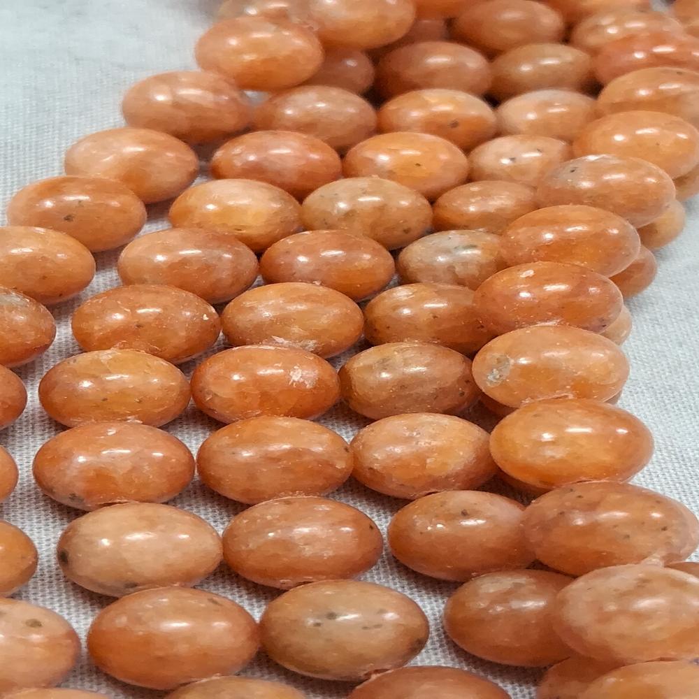 Calcite Orange Crystal Beads