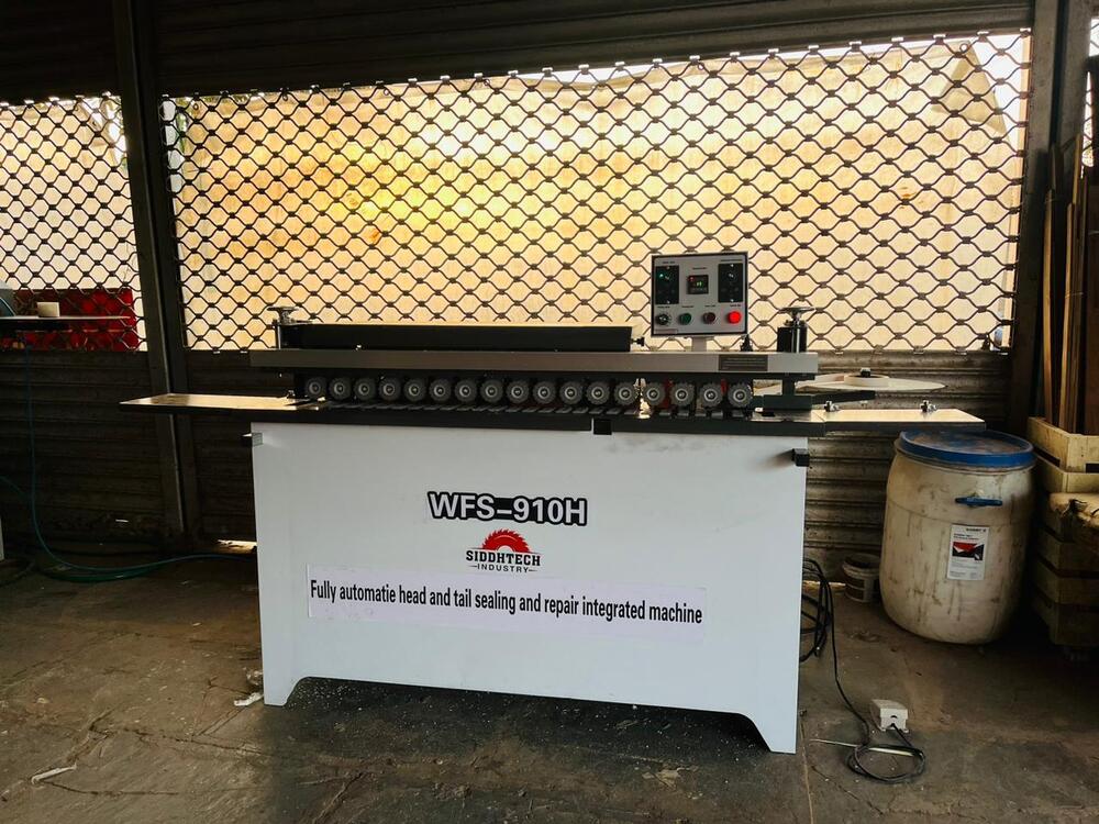 Small Automatic Edge Bander Machine - Color: White