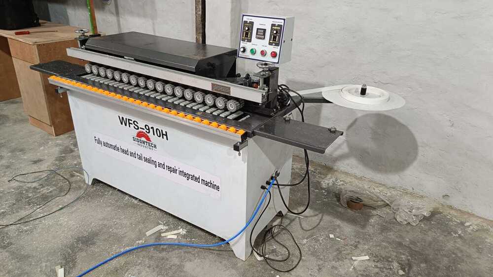 Automatic Pvc Edge Bander With End Cutting Edge Rounding Spray With Buffing - Color: White