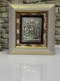 Ram Darbar Silver Plated - Size: 9x8.5inch