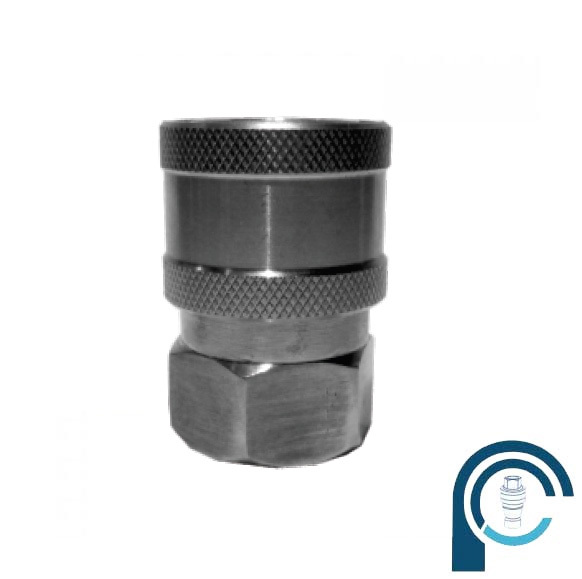 Straight Through Male Coupler - Stainless Steel, Sizes 0.25 - 2.0 | Nickel Plated, Inconel Color, Leak-proof Fit, Corrosion Resistant