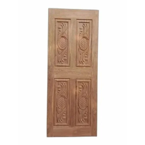 Glossy Wooden Door - Color: Brown