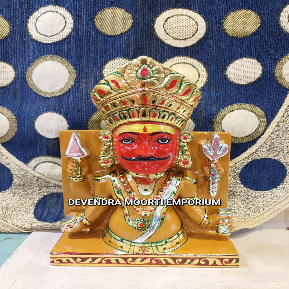 marble nakoda jain statue