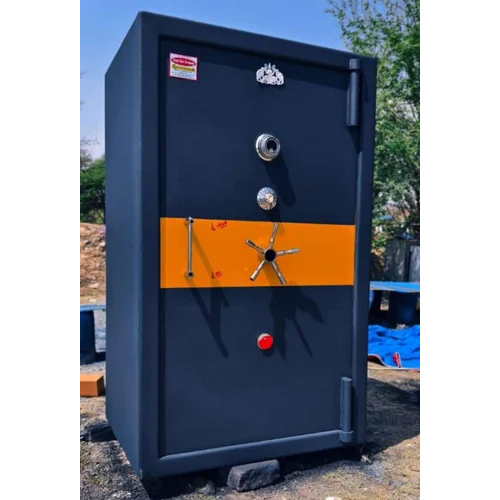 Red Double Door Iron Jewellery Locker