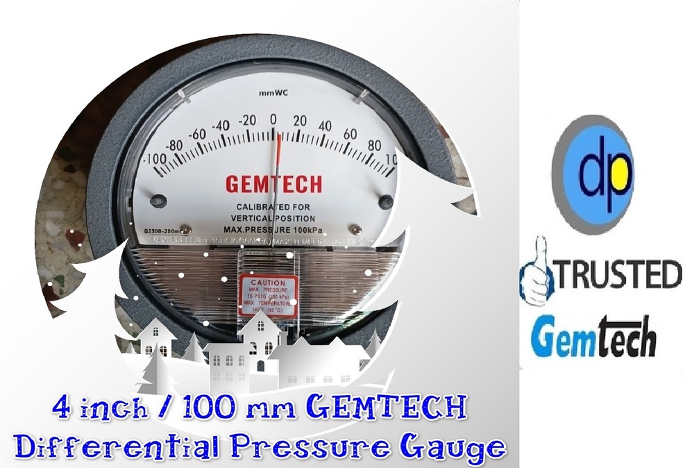 Gemtech Differential Pressure Gauges (Dp) Suppliers By Vasai Maharashtra