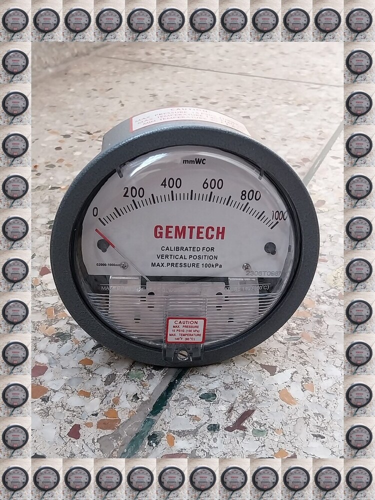 Differential Pressure Gauge Gemtech Wholesaler From Chirawa Rajasthan India