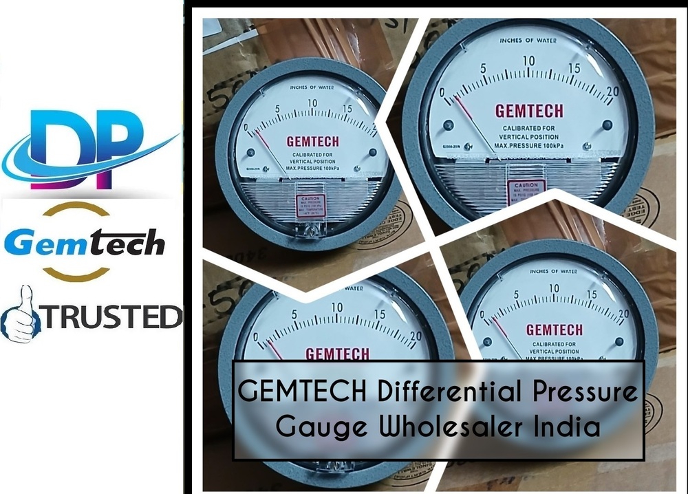 Suppliers Gemtech Differential Pressure Gauges (Dp) In Pandharpur Maharashtra