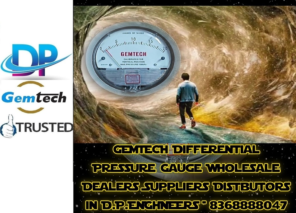 Suppliers Gemtech Differential Pressure Gauges (Dp) In Pandharpur Maharashtra