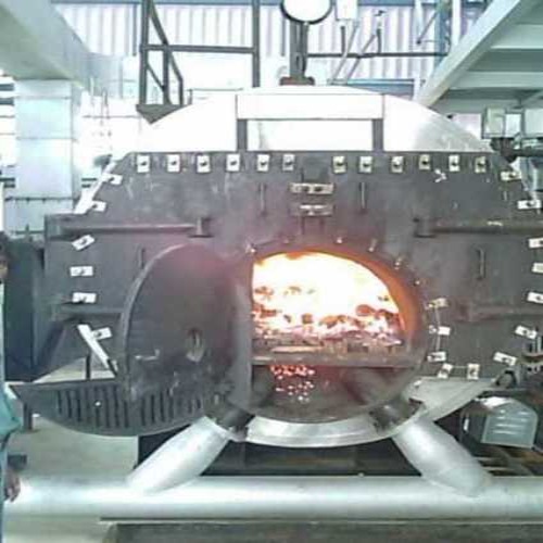 Coal Fired Boiler - Color: Silver