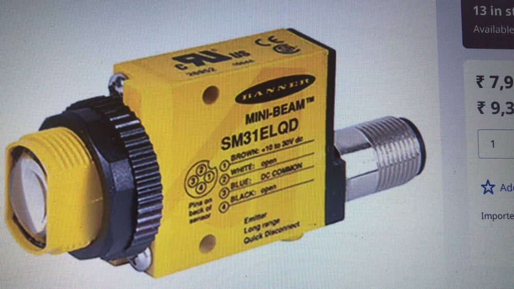 Photoelectric Beam Sensor (Mini Beam) Banner