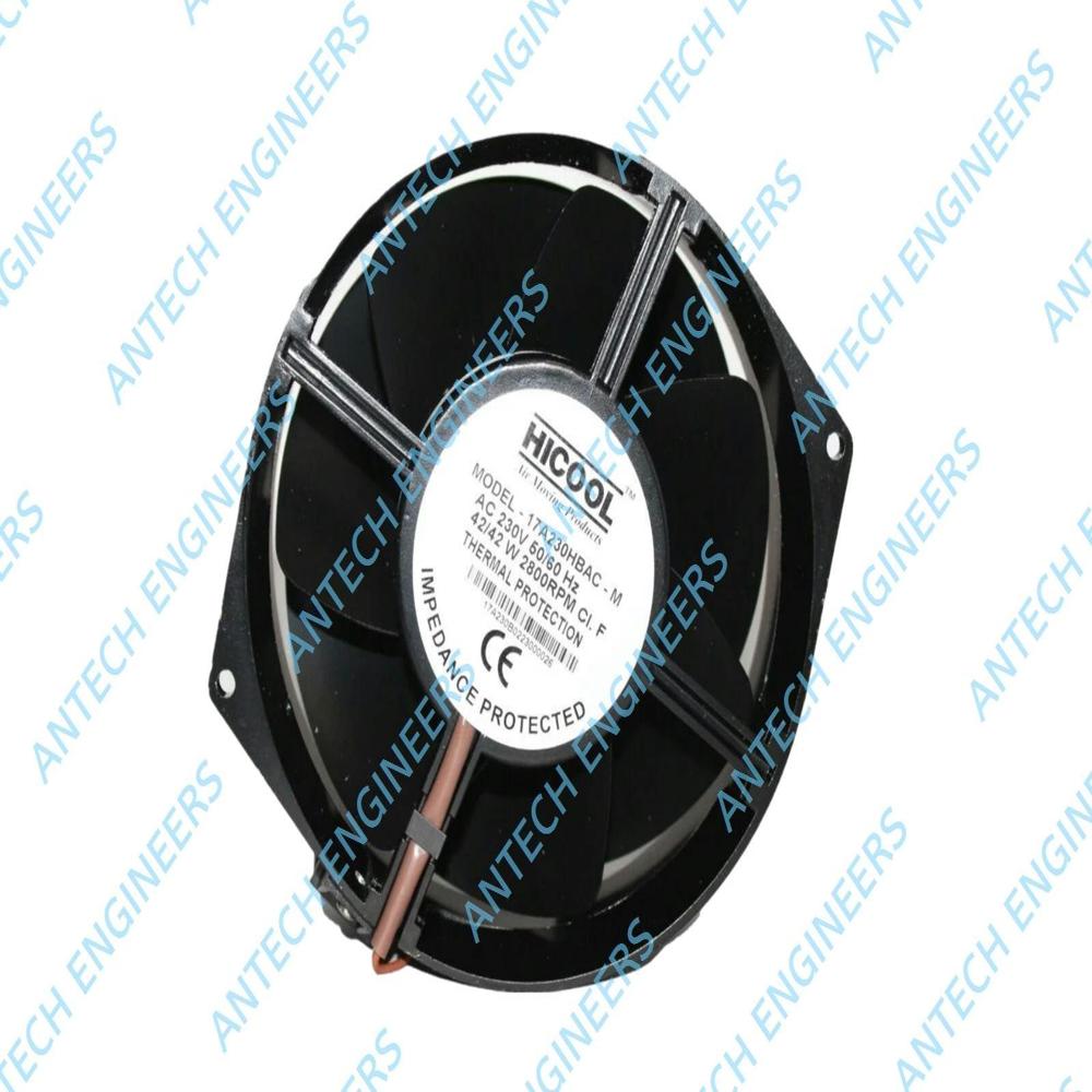 17a230hbac-m Hicool Compact Fans - Color: Black