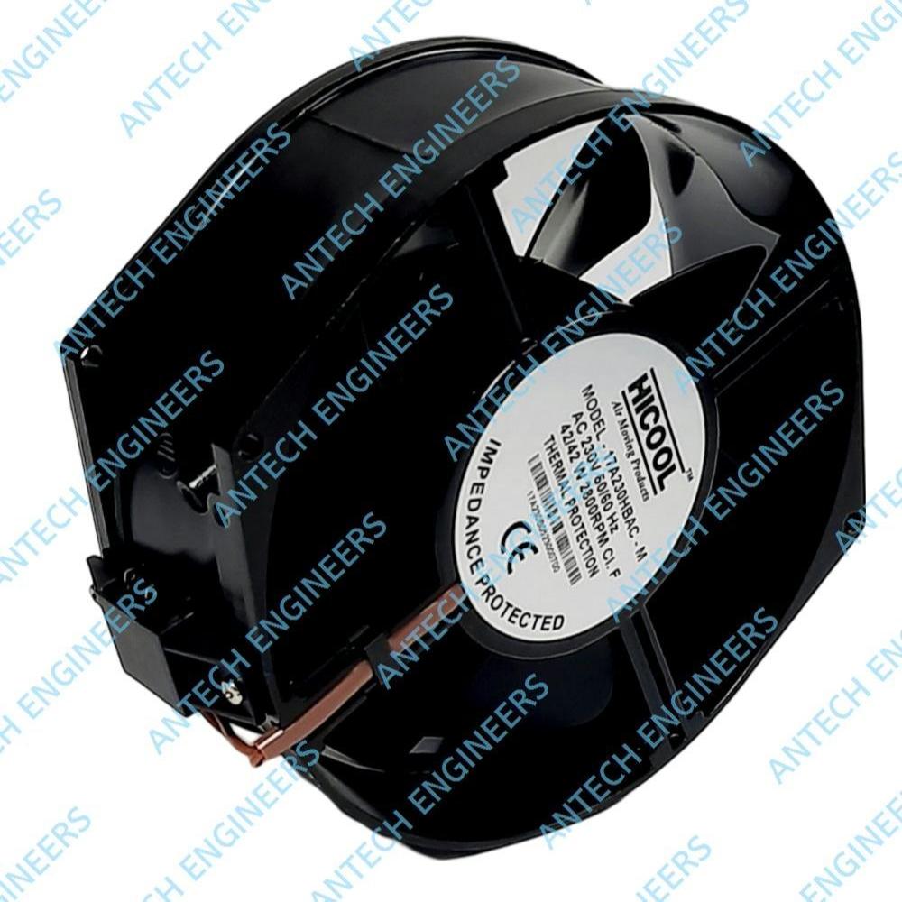17a230hbac-m Hicool Compact Fans - Color: Black