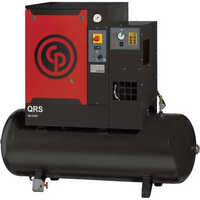 Tank Mounted Screw Air Compressor - Flow Rate: 8.5 Cfm To 127 Cfm