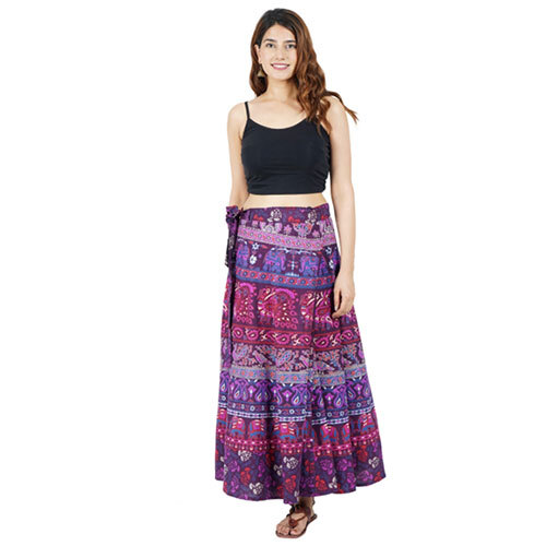 कॉटन रैप स्कर्ट्स